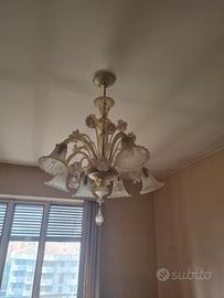 lampadario vetro di murano