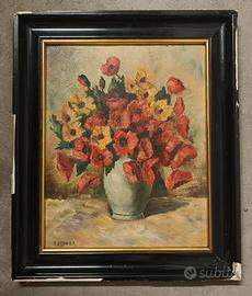 quadro vaso con fiori