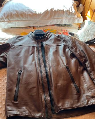 Giacca in pelle marrone DAINESE tg 48