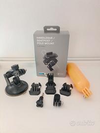 Supporto GoPro manubrio/asta + accessori