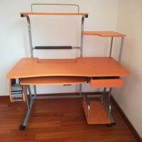 SCRIVANIA PORTA PC E STAMPANTE