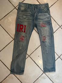 Jenas blu con dettagli in rosso