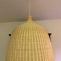 Lampadario in rattan- 60x60