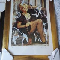 Quadro mimmo rotella-marylin monroe