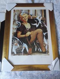 Quadro mimmo rotella-marylin monroe