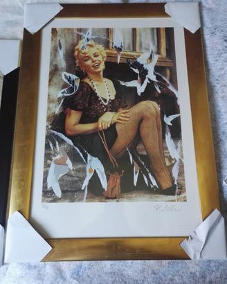 Quadro mimmo rotella-marylin monroe