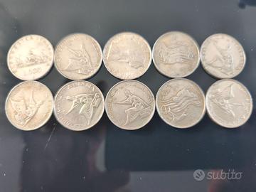 Lotto di monete f argento