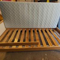 Lettino ikea modello sniglar con doghe e materasso