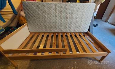 Lettino ikea modello sniglar con doghe e materasso
