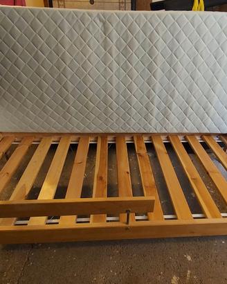 Lettino ikea modello sniglar con doghe e materasso