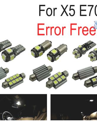 KIT 21 LAMPADE LED INTERNE BMW X5 E70 07-13