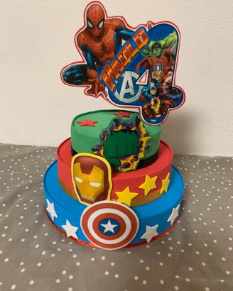 Torta supereroi