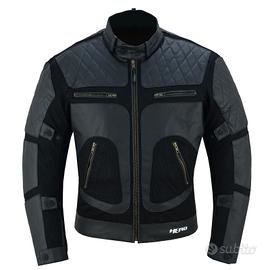 giubbotto moto  estivo pelle uomo donna HERO