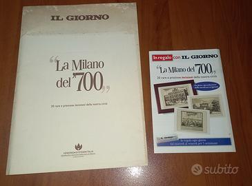 LA MILANO DEL 700 - IL GIORNO "20 STAMPE"