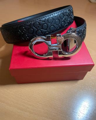 Cintura Salvatore Ferragamo Gancini Nera
