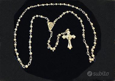 rosario primi del '900 con scatolina - arte sacra