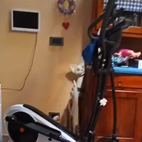 Sportpluls cross trainer per la casa cyclette