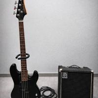 Kit Bassista - Basso Silvertone e Ampeg BA-108