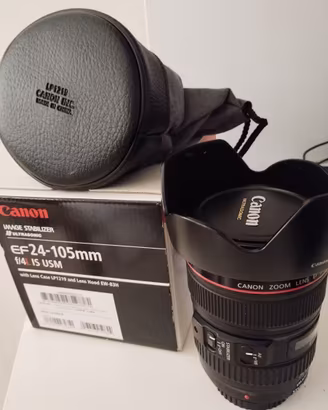 Obiettivo Canon EF 24/105 usm f/4  L + filtro UV