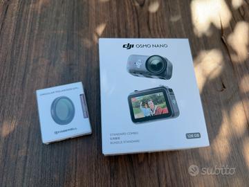 Bundle DJI nano 128gb + CPL Freewell NUOVO