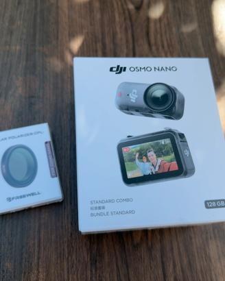 Bundle DJI nano 128gb + CPL Freewell NUOVO