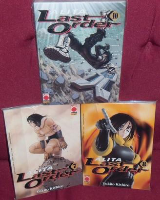 Fumetti Manga 2004 Alita the last order num.7,8,10