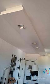 lampadario artigianale in legno 
