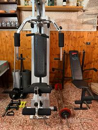 Palestra multifunzione Kettler + panca, pesi
