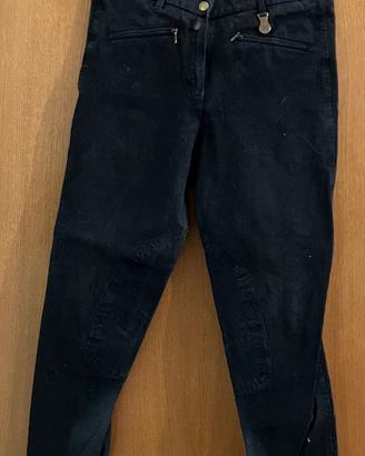 🐎 Pantaloni Equitazione EQUICOMFORT Neri - T. 44