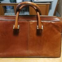 borsa di puro cuoio naturale 