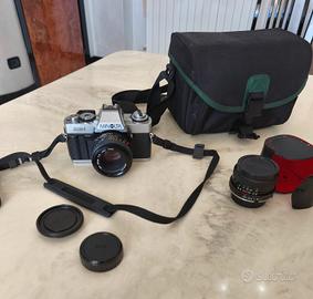 Macchina fotografica Minolta XG-1 con 2 obiettivi