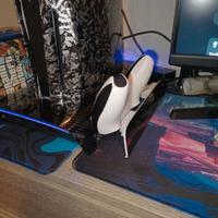 stand ps5/ piattaforma ricaricabile pad e giochi