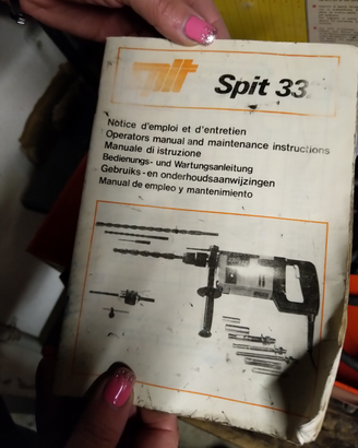 Martello elettropneumatico marca spit 332