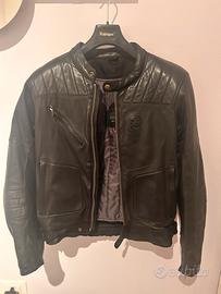 Giacca moto pelle Hevik Garage L
