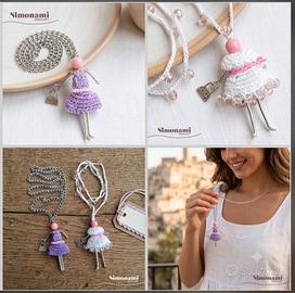 Collana Bambolina Uncinetto SIMONAMI CROCHET 