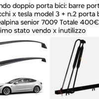 Porta pacchi + doppio porta bici