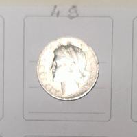 Lotto 5 monete 1 Lira "Arancia" (1946-1950). 