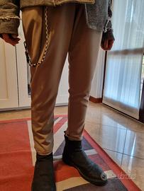 Pantalone elegante uomo beige