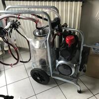 Carrello mungitrice vacca, pecore, capre doppio