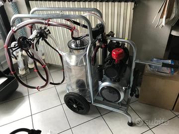 Carrello mungitrice vacca, pecore, capre doppio