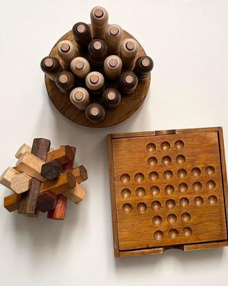 Giochi di logica in legno