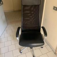 Sedia scrivania nera