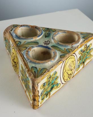 Portaspezie in Maiolica Policroma - Fine '700