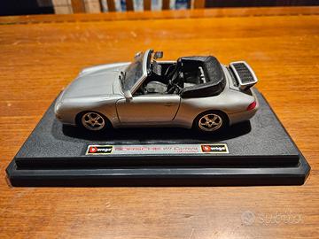 Modello auto Bburago Porche 911 Carrera cabriolet 