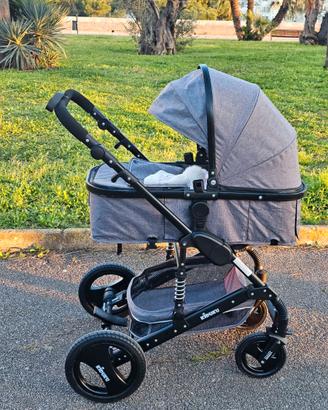 Passeggino Trio 3-in-1 di Lusso – Sistema Completo