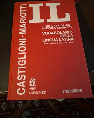 Vocabolario lingua latina