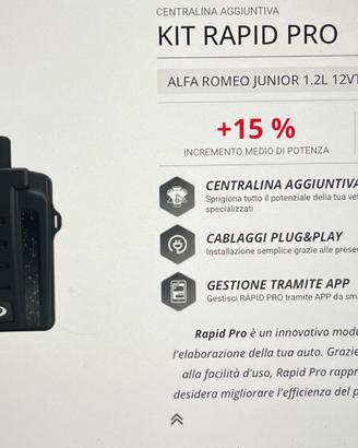CENTRALINA AGGIUNTVA KIT RAPID PRO JUNIOR HYBRID