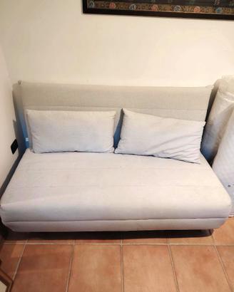 Divano letto grigio 2 posti 140cm Maison Du Monde
