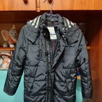 giubbotto invernale blu scuro idexe 7-8 anni