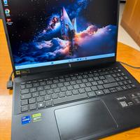 Notebook gaming  acer nitro i9 nuovo con garanzia